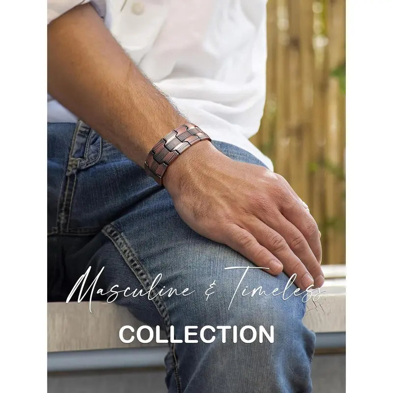 Copper magnetic bracelet—Relieve fatigue, for Weightloss and promote blood circulation