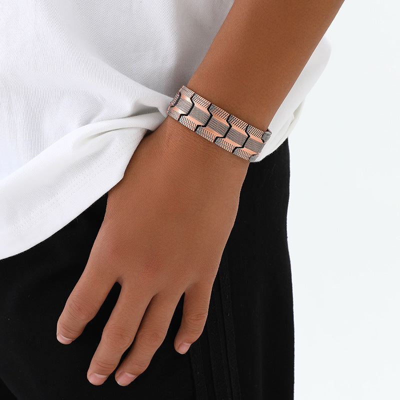 Copper magnetic bracelet—Relieve fatigue, for Weightloss and promote blood circulation