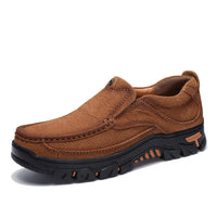 light brown slip on