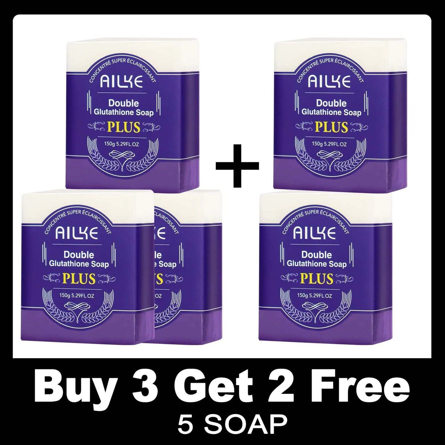 AILKE Anti Spots, Smooth Skin Soap, Scented Bar, for All Skin Types