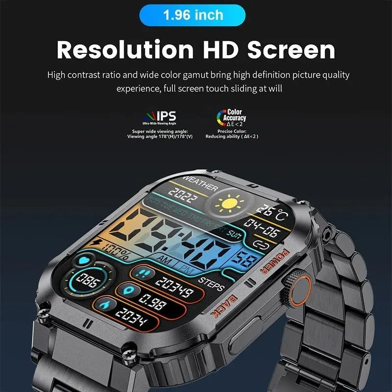 Hombre Health Fitness Smartwatch (plus 1 free strap)