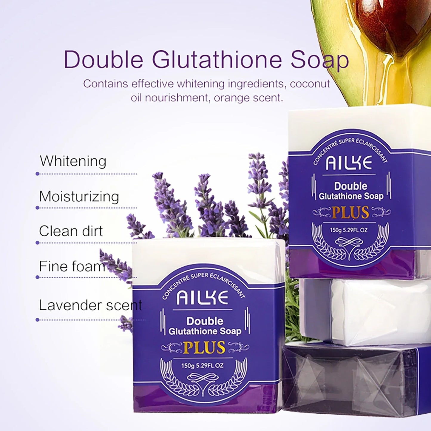 AILKE Anti Spots, Smooth Skin Soap, Scented Bar, for All Skin Types