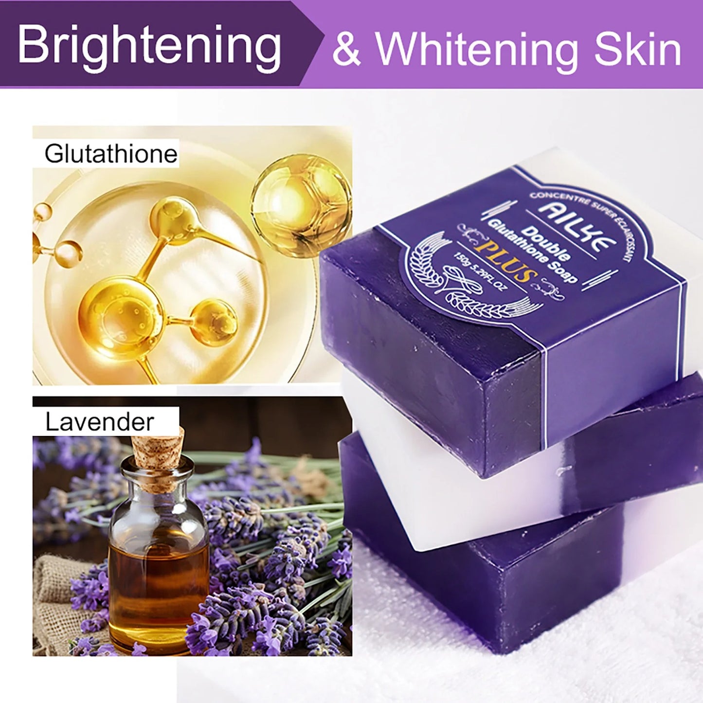 AILKE Anti Spots, Smooth Skin Soap, Scented Bar, for All Skin Types