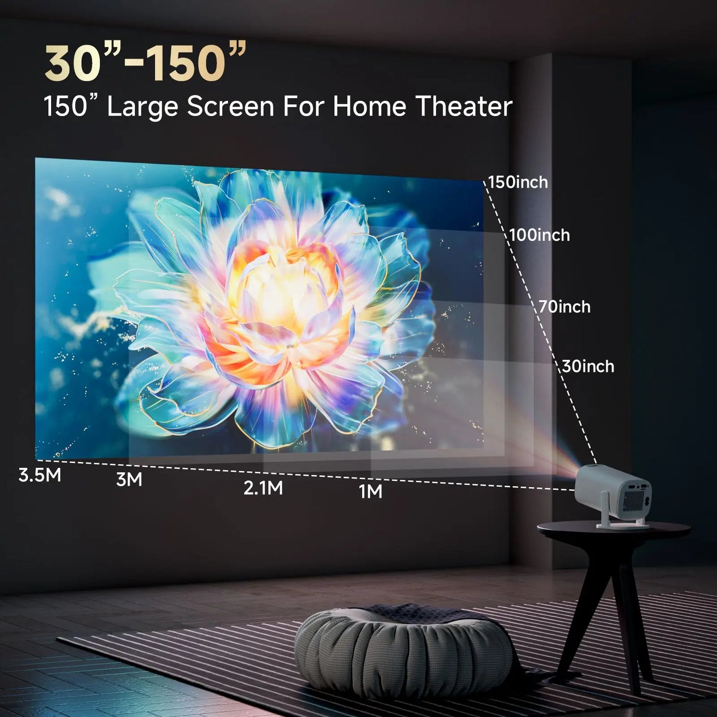 P30PRO Smart Mini Projector