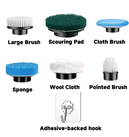 Electric Cordless Spin Scrubber