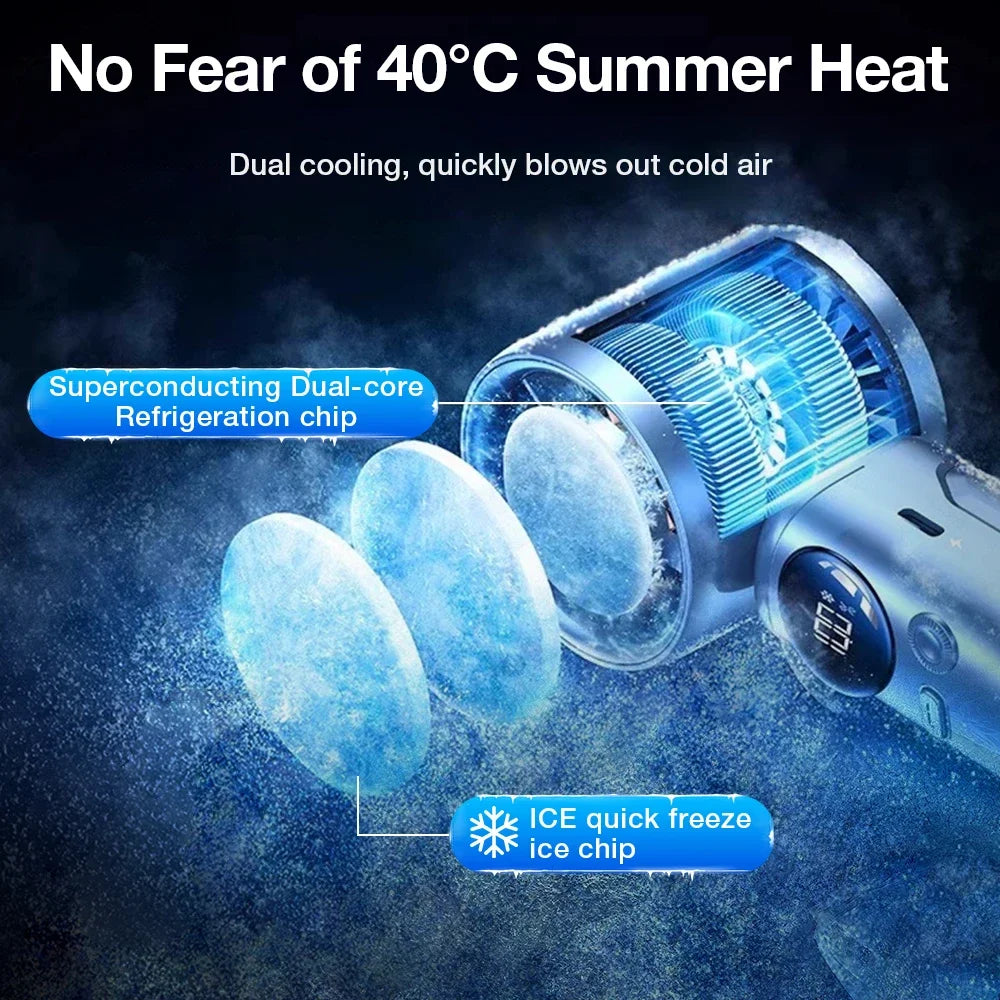 6000mAh FS930 Portable Handheld Turbo Fan