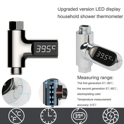 LED Water Shower Thermometer