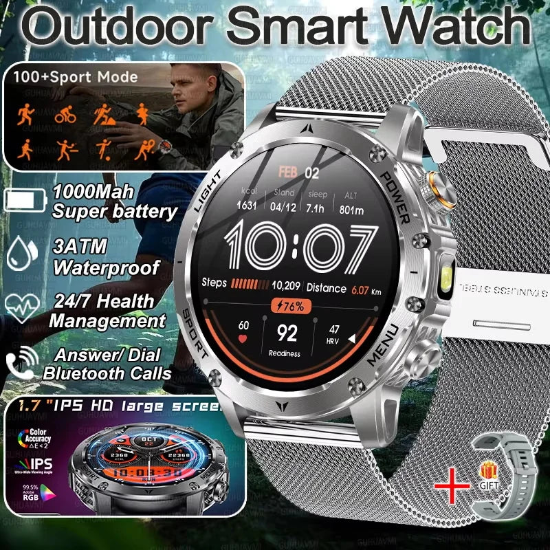 Ironclad Titan™ | Military-Grade Outdoor Smart Watch