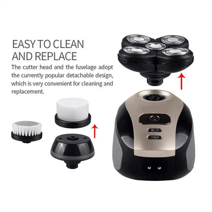 GroomPro 5 in 1 Portable rechargeable Shaver