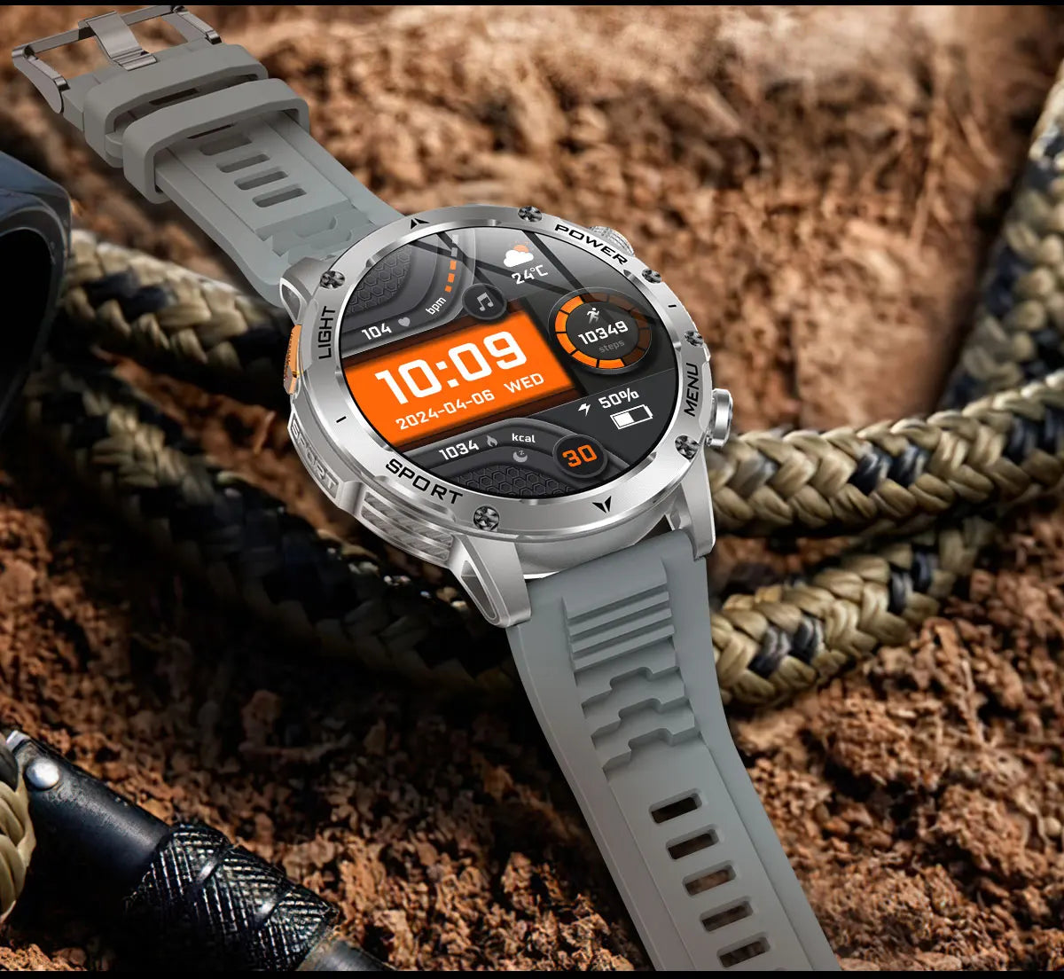 Ironclad Titan™ | Military-Grade Outdoor Smart Watch