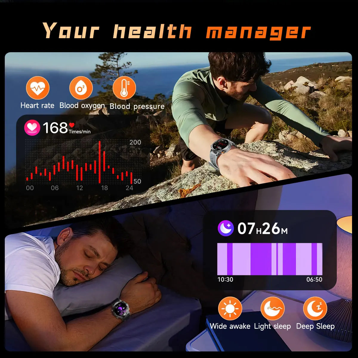 Ironclad Titan™ | Military-Grade Outdoor Smart Watch