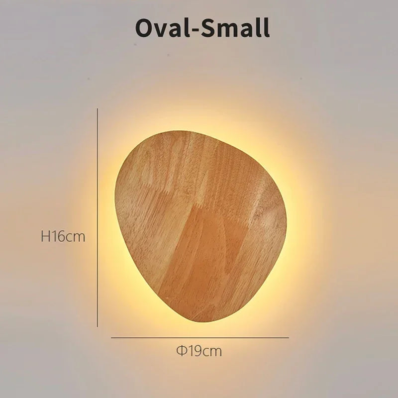 Minimalist Wooden Wall Light