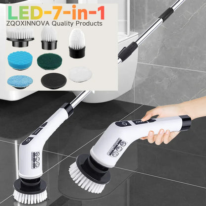 Electric Cordless Spin Scrubber