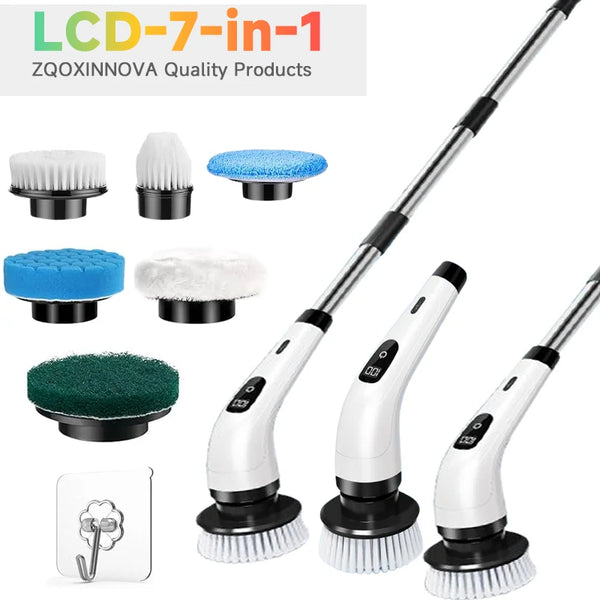 Electric Cordless Spin Scrubber