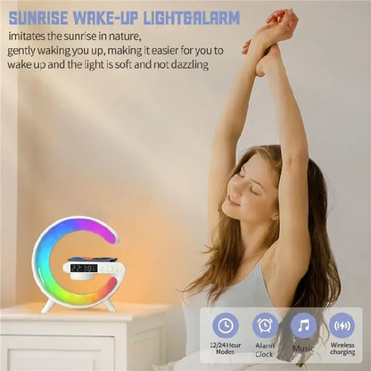RGB Alarm Clock Charger & Speaker