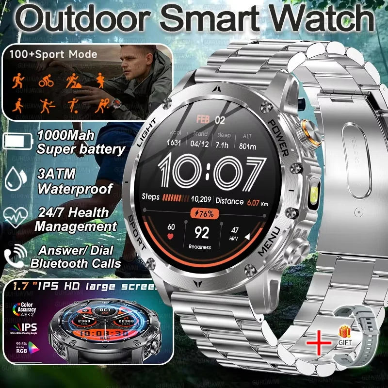 Ironclad Titan™ | Military-Grade Outdoor Smart Watch