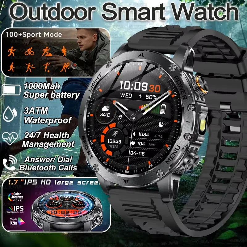 Ironclad Titan™ | Military-Grade Outdoor Smart Watch