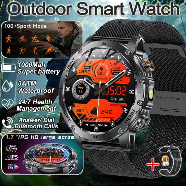 Ironclad Titan™ | Military-Grade Outdoor Smart Watch