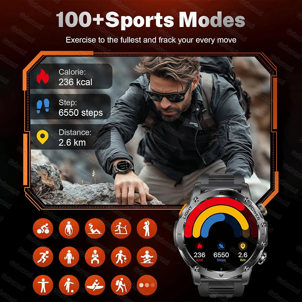 Ironclad Titan™ | Military-Grade Outdoor Smart Watch