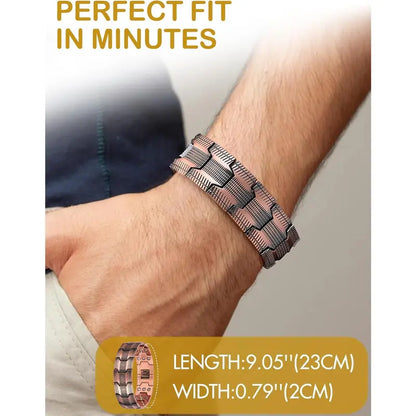 Copper magnetic bracelet—Relieve fatigue, for Weightloss and promote blood circulation