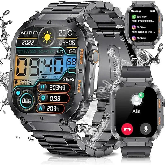 Hombre Health Fitness Smartwatch (plus 1 free strap)