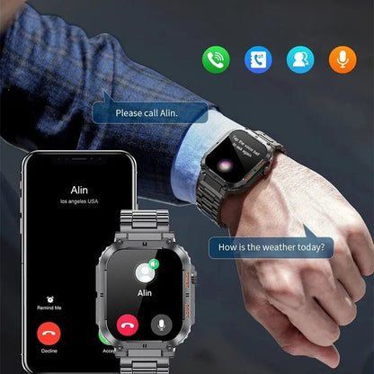 Hombre Health Fitness Smartwatch (plus 1 free strap)