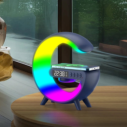 RGB Alarm Clock Charger & Speaker