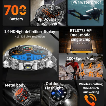 AK75 Sentinel™ | Outdoor Performance Smart Watch with LED Flashlight