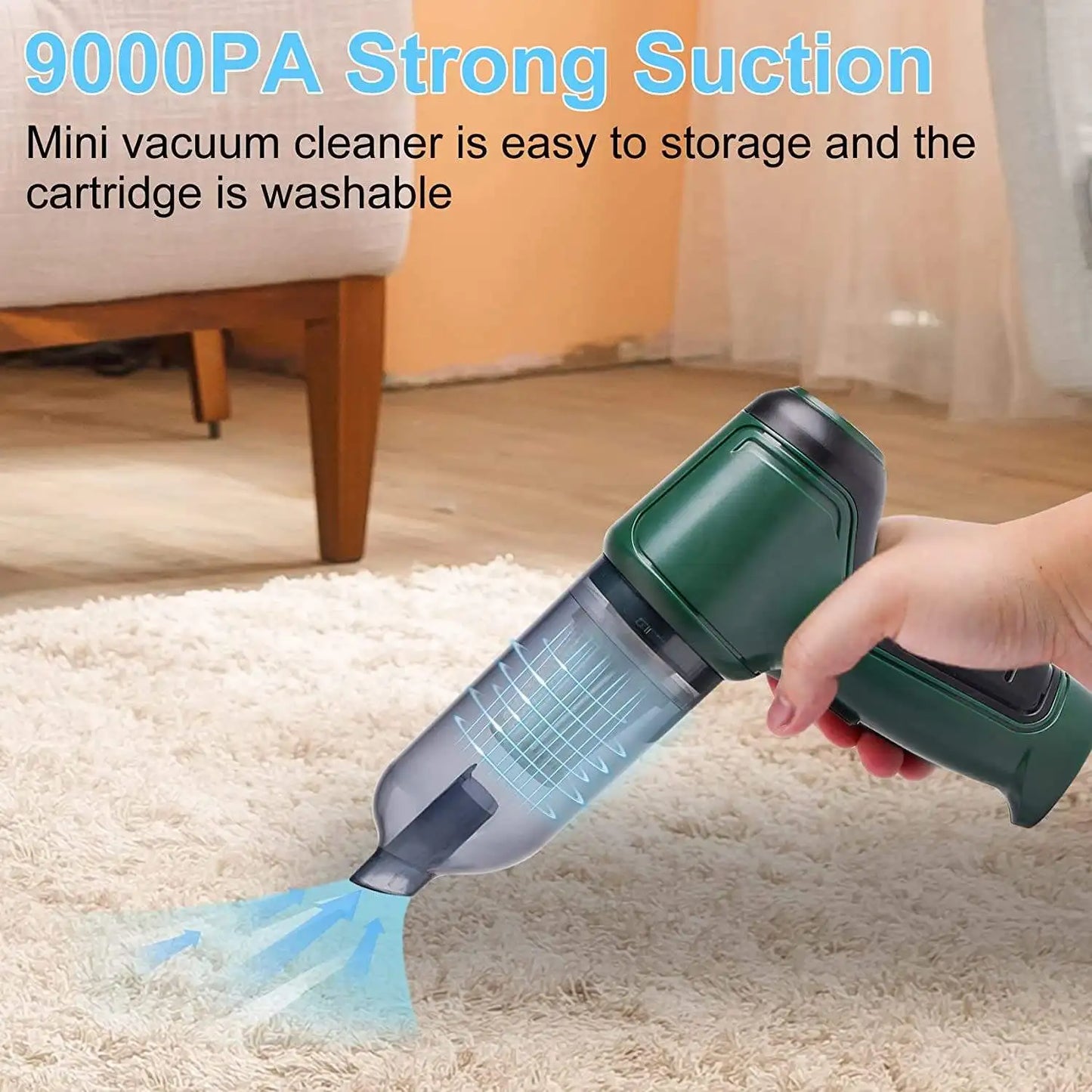 LONGROVER™- Wireless Handheld Car Vacuum Cleaner
