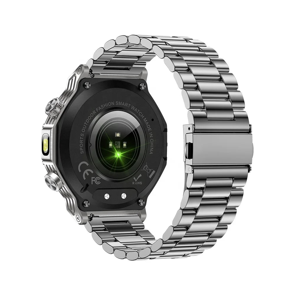 AK82 Sentinel Pro™ | Rugged HD Smart Watch with Flashlight