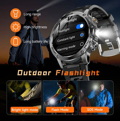 AK87 Sentinel™ | Rugged Bluetooth Calling Smart Watch
