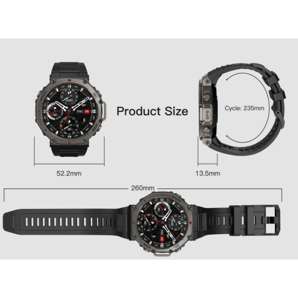 DM58 Expedition™ | 5ATM GPS Outdoor Smart Watch