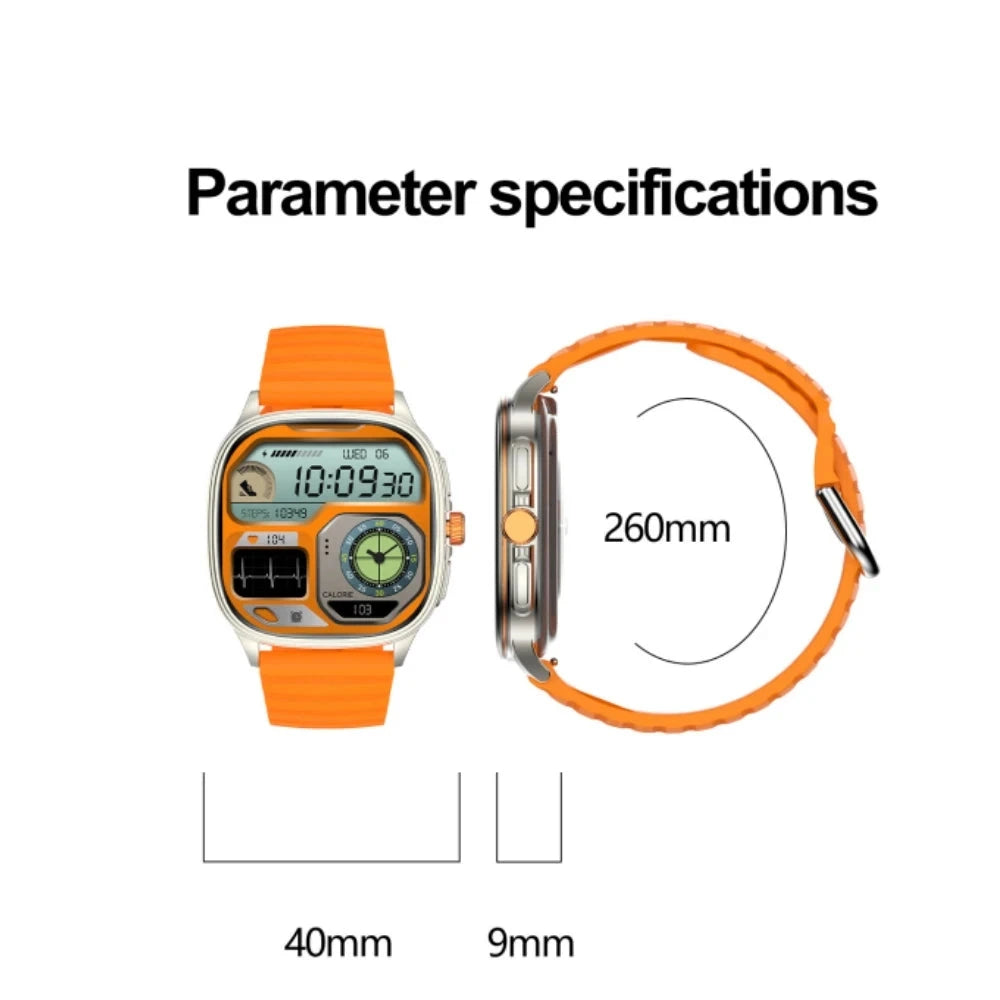 Helios Curve™ | AMOLED Square Smart Watch