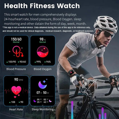 Hombre Health Fitness Smartwatch (plus 1 free strap)