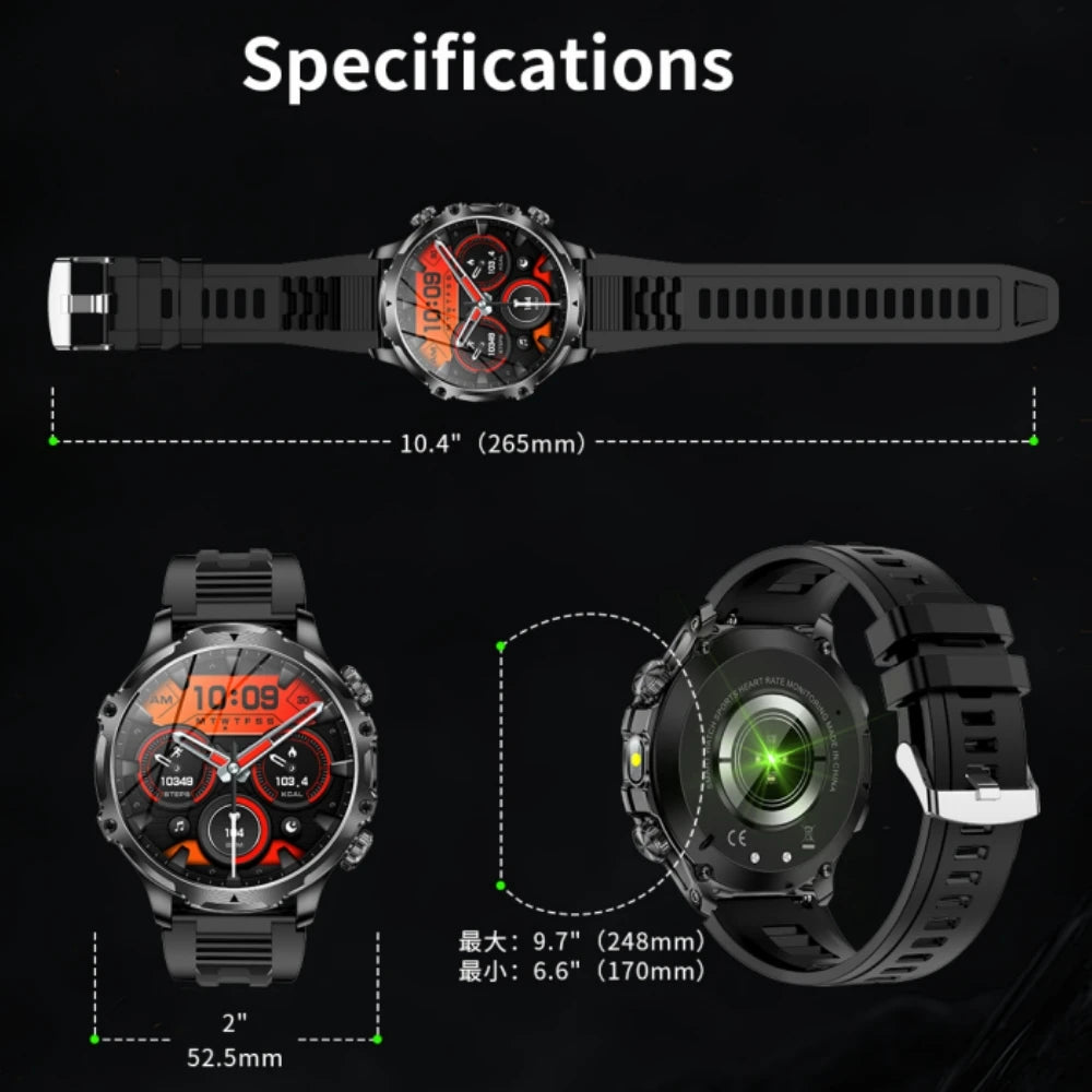 AK75 Sentinel™ | Outdoor Performance Smart Watch with LED Flashlight