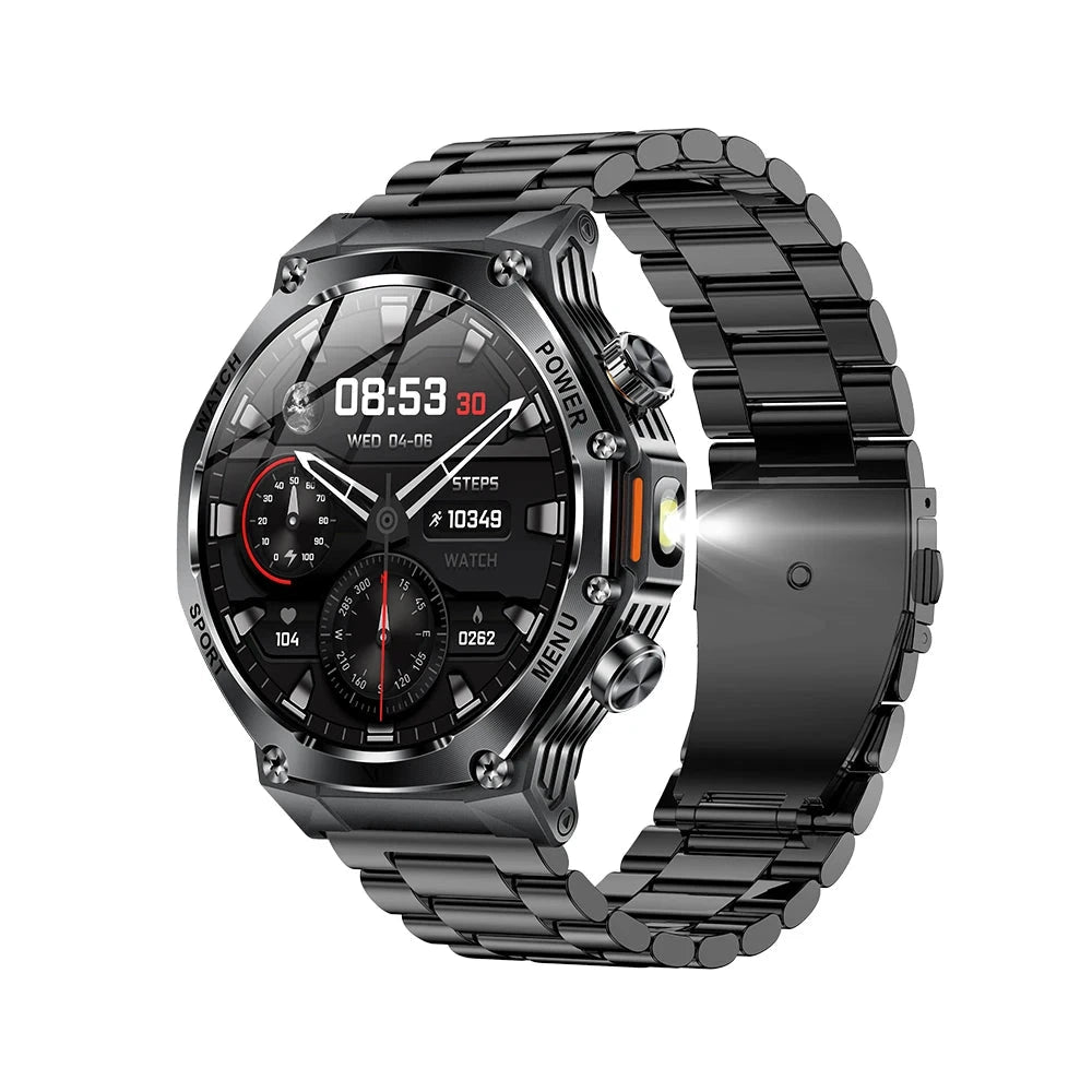 AK82 Sentinel Pro™ | Rugged HD Smart Watch with Flashlight